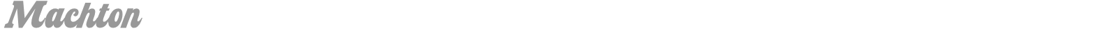 Machton font preview